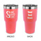 Home Quotes and Sayings 30 oz Stainless Steel Ringneck Tumblers - Coral - Double Sided - APPROVAL