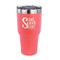 Home Quotes and Sayings 30 oz Stainless Steel Ringneck Tumblers - Coral - FRONT