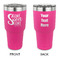Home Quotes and Sayings 30 oz Stainless Steel Ringneck Tumblers - Pink - Double Sided - APPROVAL