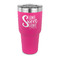 Home Quotes and Sayings 30 oz Stainless Steel Ringneck Tumblers - Pink - FRONT