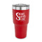 Home Quotes and Sayings 30 oz Stainless Steel Ringneck Tumblers - Red - FRONT