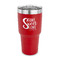 Home Quotes and Sayings 30 oz Stainless Steel Tumbler - Red - Single Sided