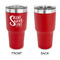 Home Quotes and Sayings 30 oz Stainless Steel Ringneck Tumblers - Red - Single Sided - APPROVAL