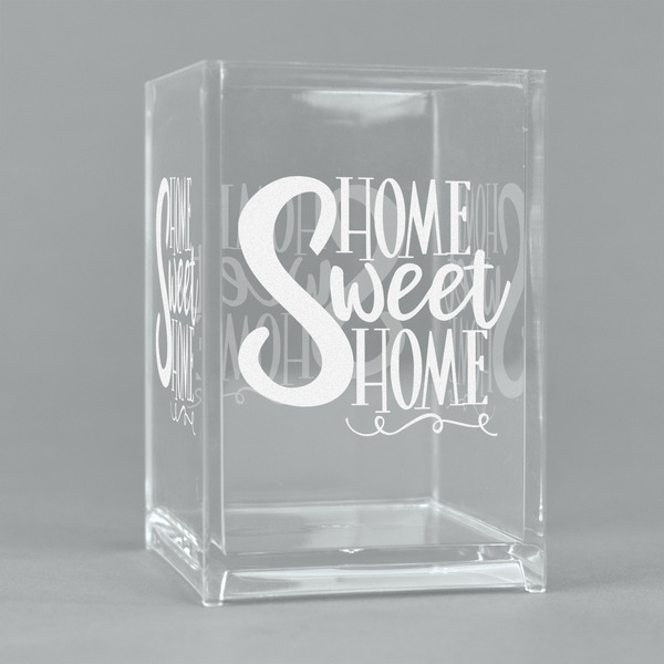 Custom Home Quotes and Sayings Acrylic Pen Holder