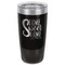 Home Quotes and Sayings Black Polar Camel Tumbler - 20oz - Front