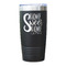 Home Quotes and Sayings Black Polar Camel Tumbler - 20oz - Single Sided - Approval