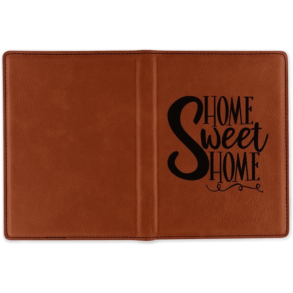 Home Quotes and Sayings Cognac Leather Passport Holder Outside Single Sided - Apvl