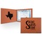 Home Quotes and Sayings Cognac Leatherette Diploma / Certificate Holders - Front and Inside - Main
