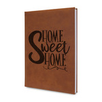 Home Quotes and Sayings Leatherette Journal - Single Sided