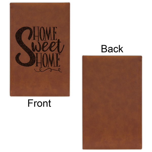 Home Quotes and Sayings Cognac Leatherette Journal - Single Sided - Apvl