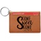 Home Quotes and Sayings Leatherette Keychain ID Holder