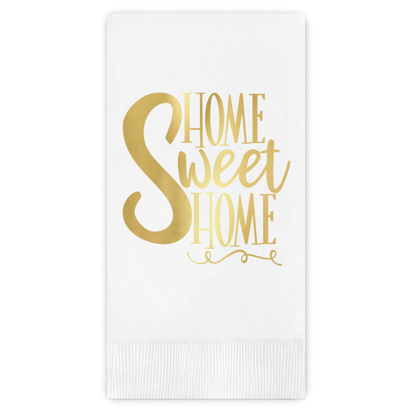 Custom Home Quotes and Sayings Guest Napkins - Foil Stamped