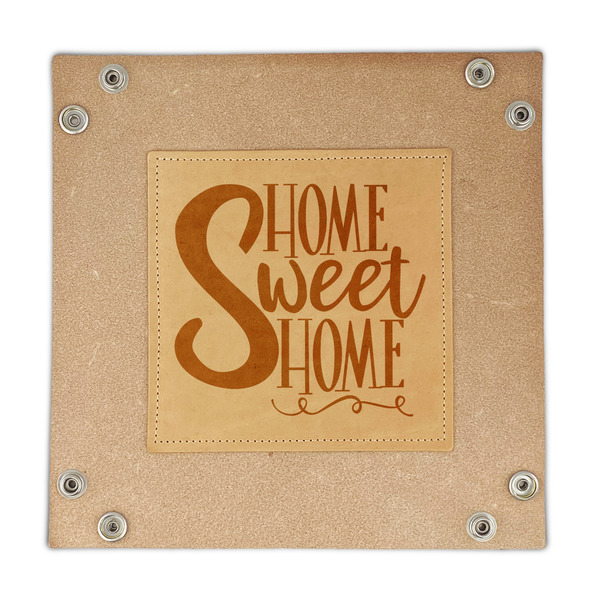 Home Quotes and Sayings Genuine Leather Valet Trays - FRONT (flat)