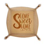 Home Quotes and Sayings Genuine Leather Dice Tray