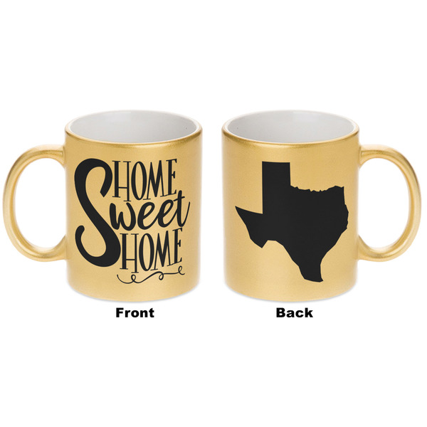 Home Quotes and Sayings Gold Mug - Apvl