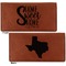 Home Quotes and Sayings Leather Checkbook Holder Front and Back