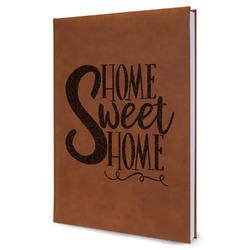 Home Quotes and Sayings Leather Sketchbook - Large - Single Sided