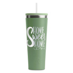 Home Quotes and Sayings RTIC Everyday Tumbler with Straw - 28oz - Light Green - Single-Sided
