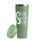 Home Quotes and Sayings Light Green RTIC Everyday Tumbler - 28 oz. - Lid Off