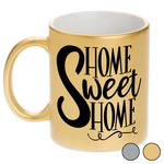Home Quotes and Sayings Metallic Mug
