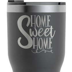 Home Quotes and Sayings RTIC Tumbler - Black - Engraved Front