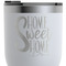 Home Quotes and Sayings RTIC Tumbler - White - Close Up