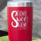 Home Quotes and Sayings Red Polar Camel Tumbler - 20oz - Close Up