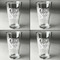 Home Quotes and Sayings Set of Four Engraved Beer Glasses - Individual View