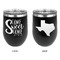 Home Quotes and Sayings Stainless Wine Tumblers - Black - Double Sided - Approval