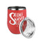 Home Quotes and Sayings Stainless Wine Tumblers - Coral - Single Sided - Alt View