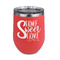 Home Quotes and Sayings Stemless Stainless Steel Wine Tumbler - Coral - Single Sided