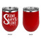 Home Quotes and Sayings Stainless Wine Tumblers - Red - Single Sided - Approval
