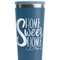 Home Quotes and Sayings Steel Blue RTIC Everyday Tumbler - 28 oz. - Close Up