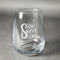 Home Quotes and Sayings Stemless Wine Glass - Front/Approval