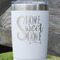 Home Quotes and Sayings White Polar Camel Tumbler - 20oz - Close Up