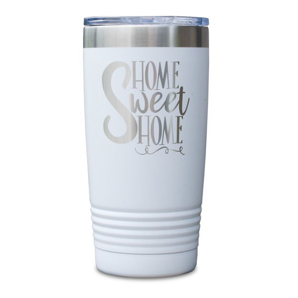 Home Quotes and Sayings White Polar Camel Tumbler - 20oz - Single Sided - Approval