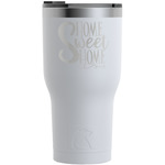 Home Quotes and Sayings RTIC Tumbler - White - Engraved Front