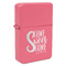 Home Quotes and Sayings Windproof Lighters - Pink - Front/Main