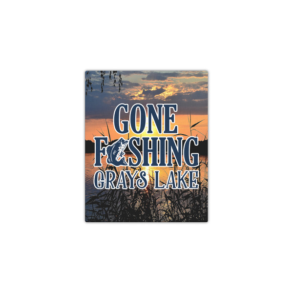 Gone Fishing 11x14 - Canvas Print - Front View