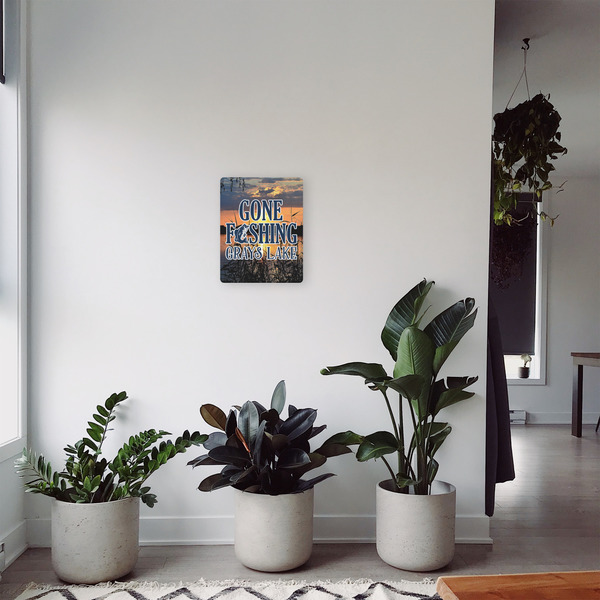 Gone Fishing 11x14 - Canvas Print - In Context