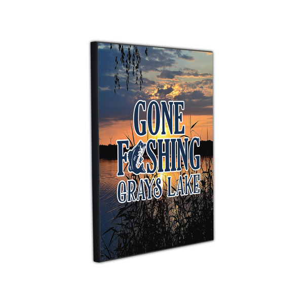 Gone Fishing 11x14 Wood Print - Angle View