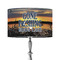 Gone Fishing 12" Drum Lamp Shade - Fabric (Personalized)
