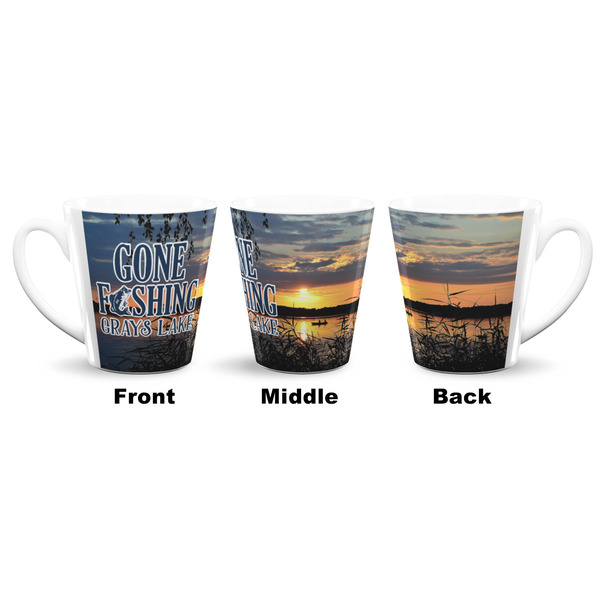 Gone Fishing 12 Oz Latte Mug - Approval