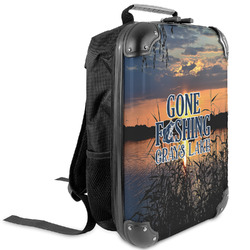 Gone Fishing Kids Hard Shell Backpack (Personalized)