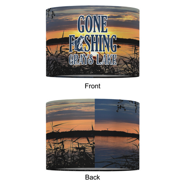 Gone Fishing 16" Drum Lampshade - APPROVAL (Fabric)