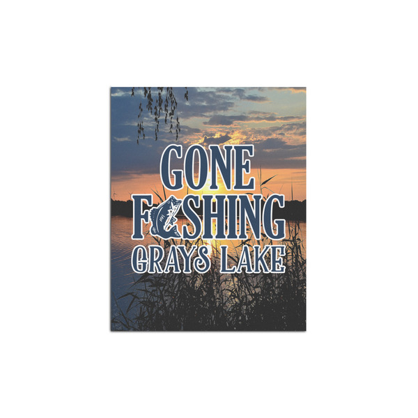 Custom Gone Fishing Poster - Multiple Sizes (Personalized)