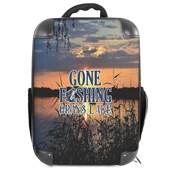 Custom Gone Fishing Hard Shell Backpack (Personalized)
