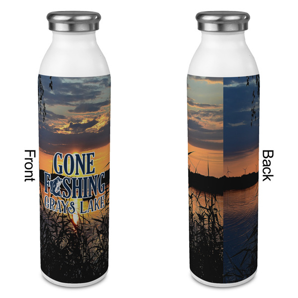 Gone Fishing 20oz Water Bottles - Full Print - Approval