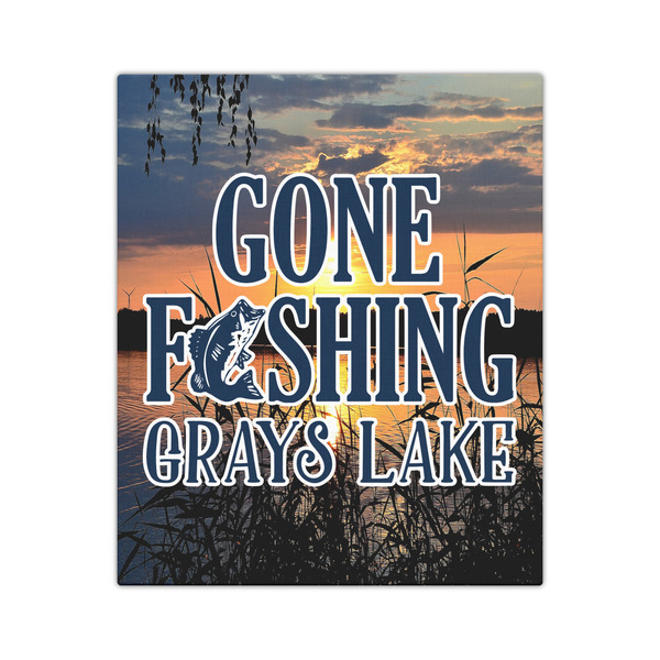 Gone Fishing 20x24 - Canvas Print - Front View
