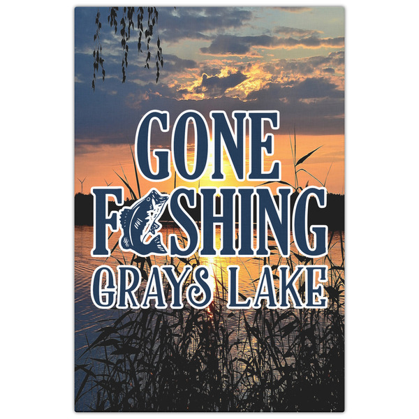 Gone Fishing 20x30 - Canvas Print - Front View